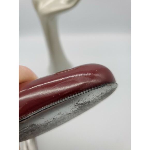 Jessica Simpson Oscar Red Round toe Patent Leather Heel Pump 6B 36 Barely Used - Picture 8 of 12